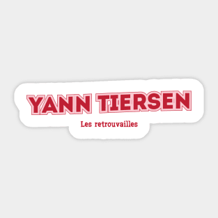 Yann Tiersen Sticker